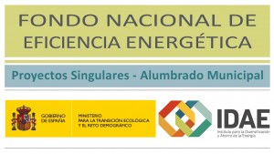 Logo Fondo Nacional de Eficiencia Energética Alumbrado II IDAE